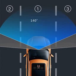 Auto DVR Achteruitrijcamera Parkeerbewaking Recorder G-sensor 140° Groothoek — thumbnail 2