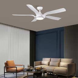 Dimbare Plafondventilator met LED Licht en Afstandsbediening - 142 cm 3 Kleurtemperaturen — thumbnail 1