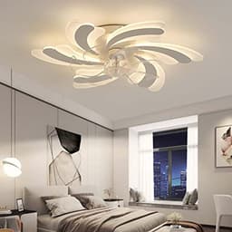 Moderne 50W Dimbare Plafondventilator met Verlichting voor Woonkamer en Slaapkamer — thumbnail 2