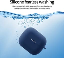 Telestore - hoesje geschikt voor Samsung Galaxy Buds3 FE / Buds 3 / 3 Pro soft case cover - groen - TPU hoesje Beschermhoes - Samsung Galaxy Buds3 FE / Buds 3 / 3 Pro Cover - Buds3 hoesje - gel hoesje met sleutelhanger — thumbnail 2