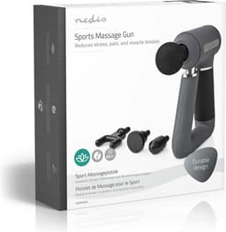 Nedis Sportmassagepistool - Batterij Gevoed - N/A - Oplaadbaar - 6 Massage Modes - USB kabel - Grijs — thumbnail 5