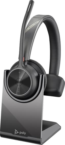 Poly Voyager 4310 Headset +BT700 dongle +Charging Stand — thumbnail 1