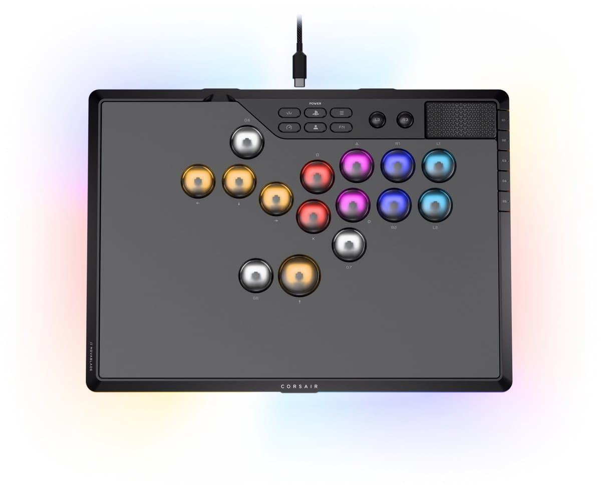 Corsair Novablade Pro - Draadloze Stickloze Hall-effect Controller - Rapid Trigger - PS5/PS4 & PC — afbeelding 1