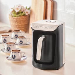 KARACA Hatır Roast Turks Koffiezetapparaat – Crème – capaciteit: 5 Kopjes – Extra Schuim – 535W – Spraak- & Lichtwaarschuwingssysteem – Inclusief Maatlepel – Eenvoudig te Reinigen — thumbnail 5