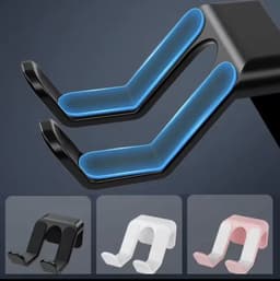 Universele Game Controller Houder – 2 Stuks – Zwart – Oplaadbaar & Zelfklevend - H1.3 — thumbnail 1