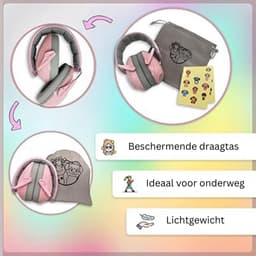 CLGP® Koptelefoon Kinderen Geluidsdempend - Gehoorbescherming - Oorbeschermers — thumbnail 2