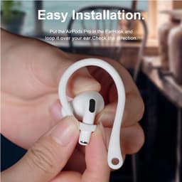TRANKIELO® - Veilige en Comfortabele Oorhaken voor AirPods – 4 paar – Anti-verlies – Compatibel met AirPods 1, 2, 3 & Pro – Ideaal voor Sportieve Activiteiten — thumbnail 5