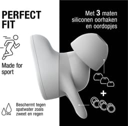 FRESH 'N REBEL Twins Move Sport 3TW1600IG In-ear Draadloze oordopjes Ice Grey — thumbnail 2