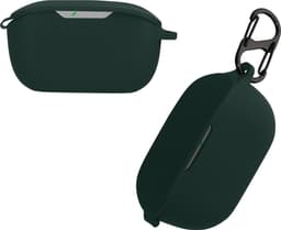 kwmobile Hoes geschikt voor JBL WAVE BUDS - Siliconen cover voor oordopjes in donkergroen — thumbnail 2