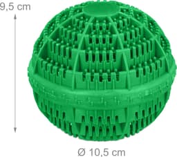 wasbal - set van 4 - voor wasmachine - tot 90°C - kunststof - groen — thumbnail 3
