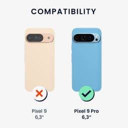 kwmobile metallic telefoonhoesje van TPU - geschikt voor Google Pixel 9 Pro - Flexible case voor smartphone - In metallic blauwpaars — thumbnail 6