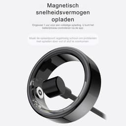DrPhone RingSense V2 - Smart Ring - Europese ringmaat 67/68- IP68 Waterdicht - 24-Uur Hartslagmonitoring – Slaapmonitor – Stappenteller – Mobiele App – Rose Goud — thumbnail 3