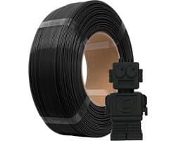 eSUN PLA Refill Filament 1.75mm, Spoolless 3D Printing Filament Size Accuracy +/- 0.05mm, 1KG Spool (2.2 LBS) Fast PLA Filament for High Speed Printers (Black, 1kg)