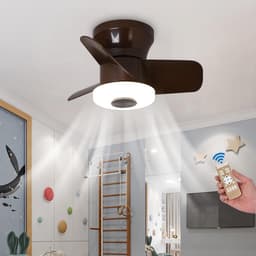 Plafondventilator met LED-verlichting - 40 cm - 6 snelheden - Dimbare licht - Afstandsbediening - Stille DC-motor — thumbnail 3