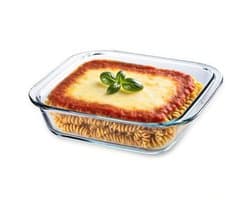 Glazen mini-ovenschaal 0,5 l – Hittebestendige bakplaat voor oven, magnetron en airfryer