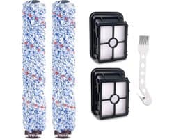 Vervangende borstels Geschikt voor 2 filters en 2 borstels Geschikt voor de BISSELL 17132 Crosswave 3-in-1 nat- en droogzuiger; vervangende filters Geschikt voor Bissell 2225n accessoires; reserveonderdelen