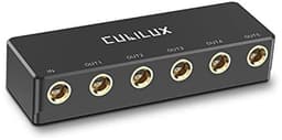 Hoofdtelefoon Splitter Box 6,35 mm - 1/4” Stereo Multi Audio Verdeler voor Gitaar, Studio Opname en Live Performances — thumbnail 1