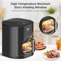 Dual Blaze Heteluchtfriteuse met Kijkvenster en Kleurenscherm - 5,5 L — thumbnail 2