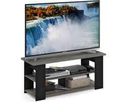 TV Meubel tot 50 Inch in Frans Eiken Grijs en Zwart - Compact en Modern