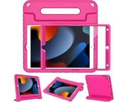 Kindvriendelijke Kinderhoes voor iPad 10.2 Inch (9e/8e/7e Generatie) met Stootvaste Bescherming en Ingebouwde Screenprotector