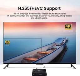 4K Ultra-HD Digitale Mediaspeler voor USB en Micro SD met HDMI en AV-uitgang — thumbnail 5