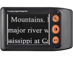 Draagbaar Digitaal Vergrootglas 3.5 Inch HD Scherm 2X-25X Vergroting voor Slechtzienden