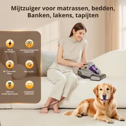 Huisstofmijt Stofzuiger - Draagbare Vacuümmatrasreiniger - Vermogen 700 W - Met UV-Sterilisatie - HEPA-Filter - Dubbel Cyclonisch Filtersysteem En Kwaliteitscertificaat — thumbnail 5