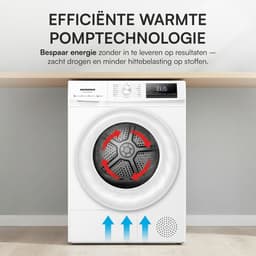 Heinner HHPD-HMY70FD++ Wasdroger - Warmtepompdroger 7 kg – 15 Programma’s – Digitaal Display – Wit – 5 Jaar Garantie — thumbnail 9