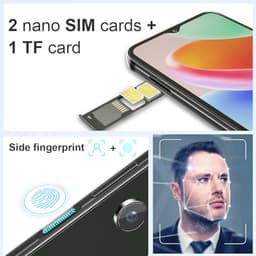 SIM vrije mobiele telefoon 8+128GB Zwart — thumbnail 7