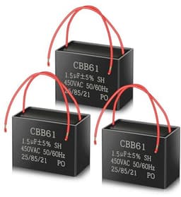 Aanloopcondensator voor AC motor 1,5uF 450V voor ventilatoren (3 stuks) — thumbnail 4