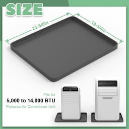 Antislip Opvangbak voor Draagbare Airconditioner Lekwater Condensatie — thumbnail 3