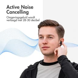 iMoshion Aura Pro Earbuds - Draadloze Oordopjes met Active Noise Cancelling (ANC) - Wireless Bluetooth Earphones - Oortjes - Zwart — thumbnail 2