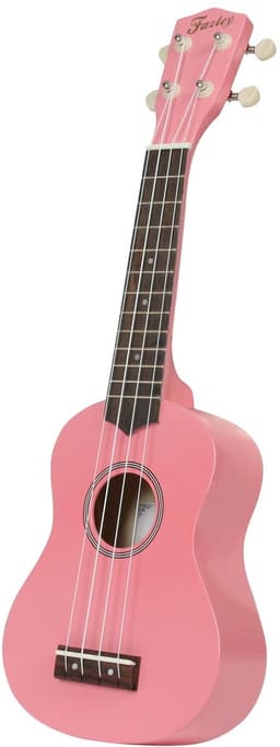 Sopraan Ukelele - Met gratis lessen - Fazley K21P-W - Roze — thumbnail 1