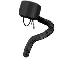 Haardroogkap - Drogerkap - Polyester - Droogkappen - Stoomkap - Föhn-opzetstuk - Verstelbare - Snel Drogend - Zwart