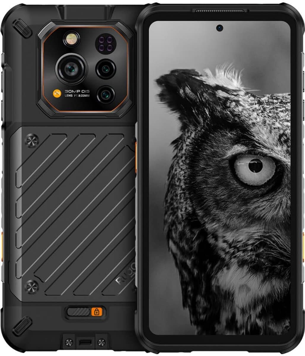 RugOne Xever 7 16,9 cm (6.67") Dual SIM Android 15 5G USB Type-C 12 GB 512 GB 5550 mAh Zwart — afbeelding 1