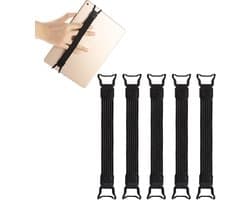 Pack of 5 Tablet Finger Holders, Handle Holders, 20 x 2 cm, Highly Elastic Versatile Holder, Tablet Holder, Finger Hand Loop, Wristband for 6-12.9 Inch E-Readers Tablet