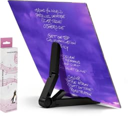Pinguïn Records – SoloTone Stand - Opvouwbare LP Houder – LP Standaard - Zwart – Vinyl Houder – Handig op te bergen — thumbnail 1