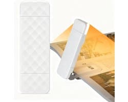 Oplaadbare Boekenleeslamp met Klem - 3 Kleurstanden en 5 Helderheidsniveaus