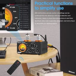 Mini Tube Amplifier met Bluetooth 5.0 en VU-meter — thumbnail 5