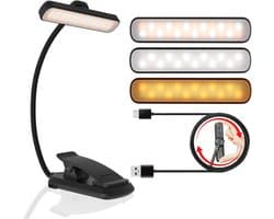 24 LED Rotatable Book Light - Adjustabel, Oplaadbaar en Draagbaar
