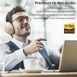 Draadloze hybride actieve ruisonderdrukkende hoofdtelefoon met 60 uur speeltijd en Hi-Res Audio — thumbnail 5