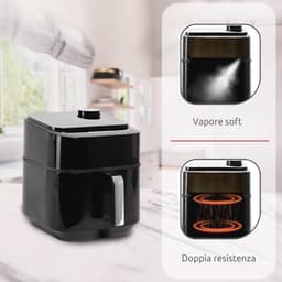 Luchtfriteuse met Soft-Stoom, Digitale Display en 8 Vooraf Ingestelde Programma's, 6,5 L — thumbnail 2