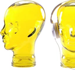 Hoofdtelefoonstandaard van gerecycled glas - Decoratieve en kleurrijke houder, 29 cm — thumbnail 1