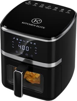 Compacte 7-in-1 Multifunctionele Airfryer Oven met Digitaal Display en Kijkvenster — thumbnail 1