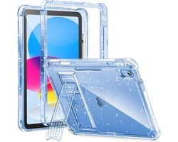 Transparante Schokbestendige Beschermhoes voor iPad 11 Inch en 10,9 Inch met Glitter