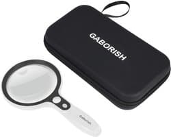 Vergrootglas met 37 LED-lampen en opbergtas – 3 heldere lichtstanden, ideaal voor lezen en hobby's