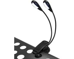 USB Oplaadbare Muziekstand Lamp met 8 LED Lichten voor Lees- en Muziekgebruik