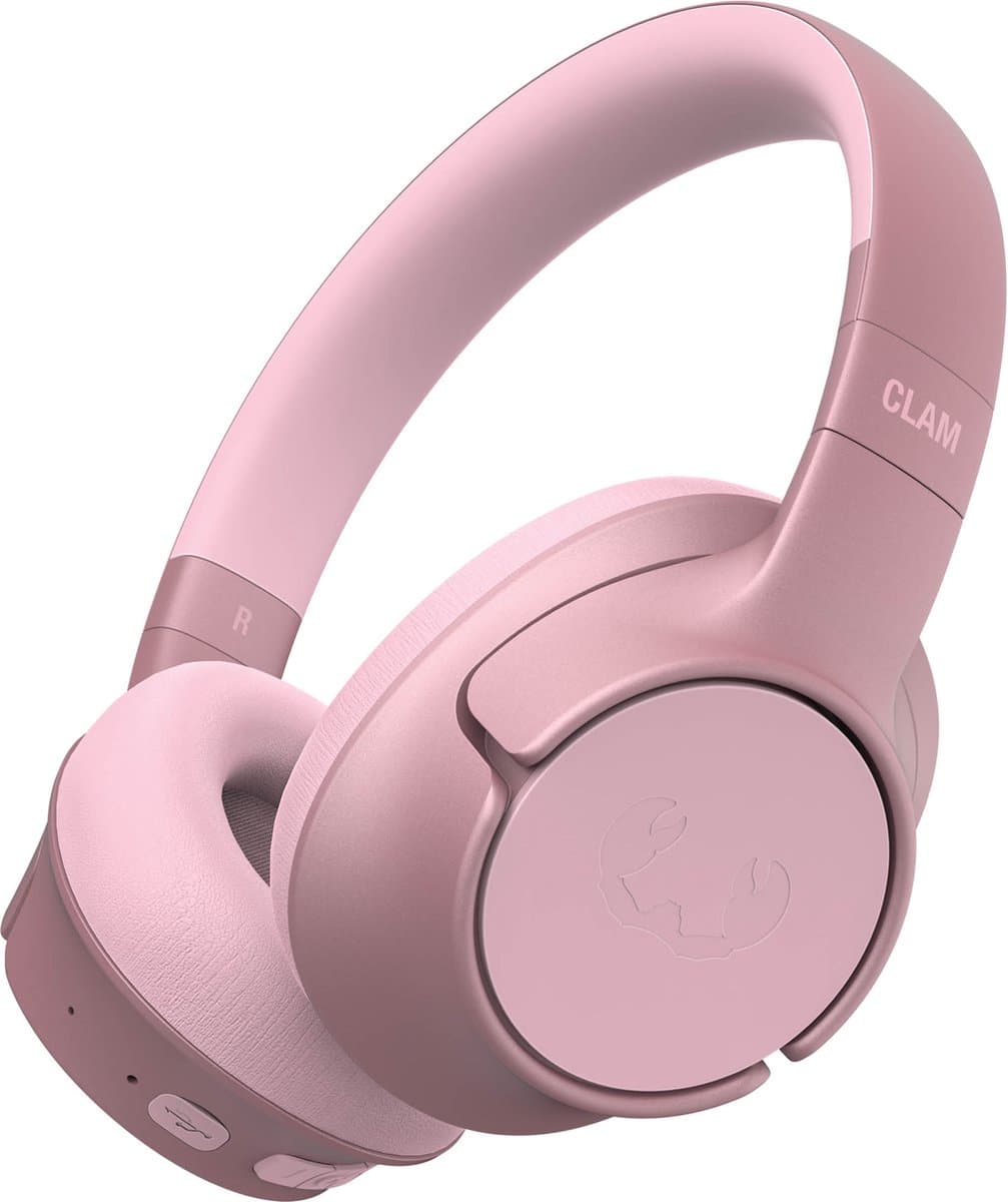Fresh ‘n Rebel Clam Fuse – Draadloze Bluetooth Koptelefoon met Active Noise Cancelling - 45 uur Speelduur - Pastel Pink — afbeelding 1