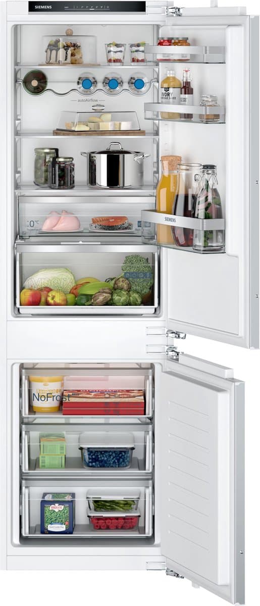 Siemens KI86NVFE0 - iQ300 - Inbouw koel-vriescombinatie - 177.2 cm x 54.1 cm - noFrost: nooit meer je vriezer ontdooien - hyperFresh: de extra ruime vershoudlade voor groente en fruit — afbeelding 1