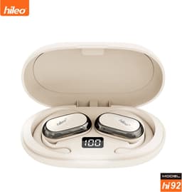 hileo hi92 - Draadloze Oordopjes met Oplaadcase – Wit - Sport - Open-Ear - Bluetooth V5.3 oordopjes – Draadloze oortjes – Verstelbare oorhaken - Open Wearable Stereo – Geschikt voor IOS/Android — thumbnail 2